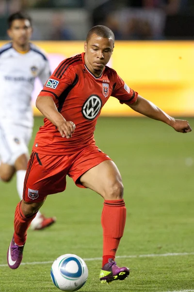 Charlie Davies in action during the game — Stock Photo, Image