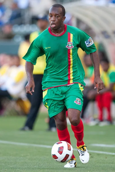 Anthony Straker en acción durante el juego —  Fotos de Stock