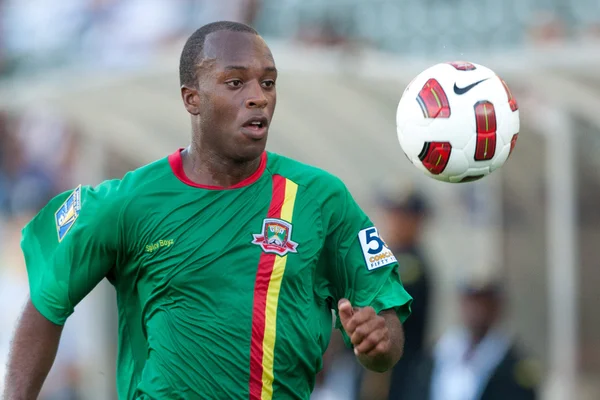 Anthony Straker en action pendant le jeu — Photo