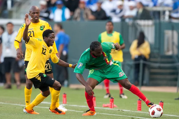 Shane Rennie and Demar Phillips in action during the game — Stock Photo, Image