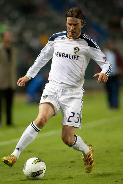 David Beckham durante la partita — Foto Stock
