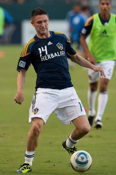 Robbie Keane warms up before the game — Stock Photo, Image