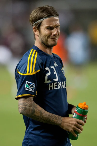 David Beckham antes del partido —  Fotos de Stock