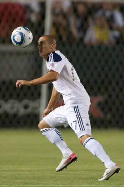 Bryan Jordan in action during the game — Stock Photo, Image