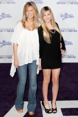 Heather locklear & ava sambora gelmesi justin bieber: never demek asla premiere