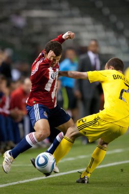 Alejandro moreno ve zengin balchan eylem sırasında major league soccer oyunu