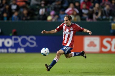 Nick la brocca eylem sırasında major league soccer oyunu