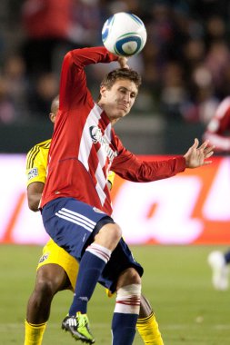 Ben zemanski eylem sırasında major league soccer oyunu
