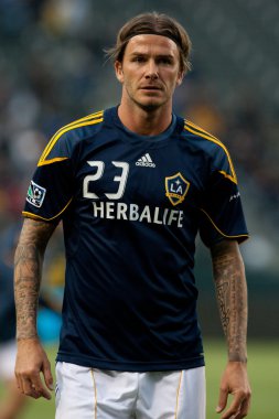 Maçtan önce David beckham