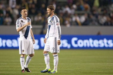 David beckham ve robbie keane önce major league soccer oyunu