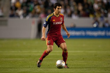 Tony beltran eylem sırasında major league soccer oyunu