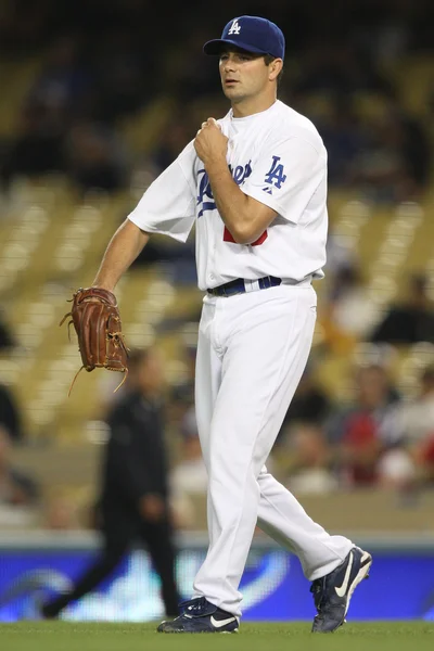 TED lilly κατά την padres εναντίον παιχνίδι dodgers — Φωτογραφία Αρχείου