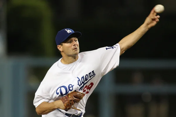 TED LILLY lanza durante el juego — Foto de Stock