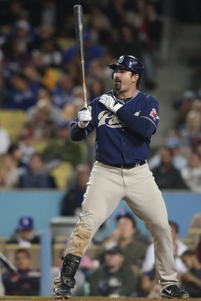 ADRIAN GONZALEZ at bat during the game — Stock Photo, Image