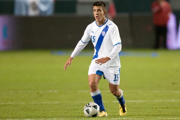 Manuel Leon in action during the game — Stock Photo, Image