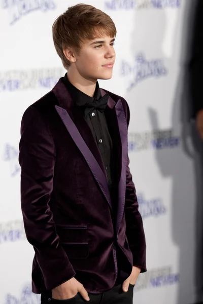 Paramount resimleri Justin Bieber Justin Bieber geldi: asla söylemek asla prömiyeri — Stok fotoğraf