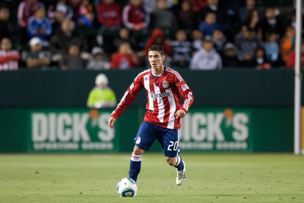 Zarek valentin en acción durante el partido de fútbol de grandes ligas — Stockfoto