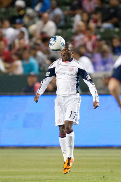 Sainey Nyassi em ação durante o jogo — Fotografia de Stock