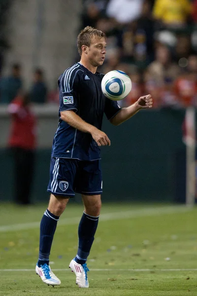 Michael Harrington durante la partita della Major League Soccer — Foto Stock