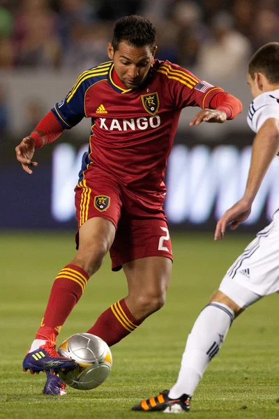 Paulo Jr. in action during the Major League Soccer game — Stok fotoğraf