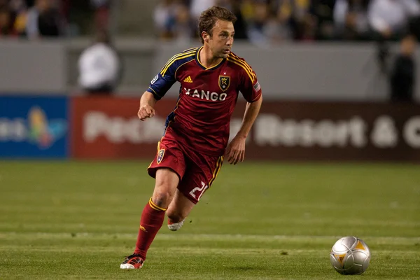 Ned Grabavoy in azione durante la partita della Major League Soccer — Foto Stock