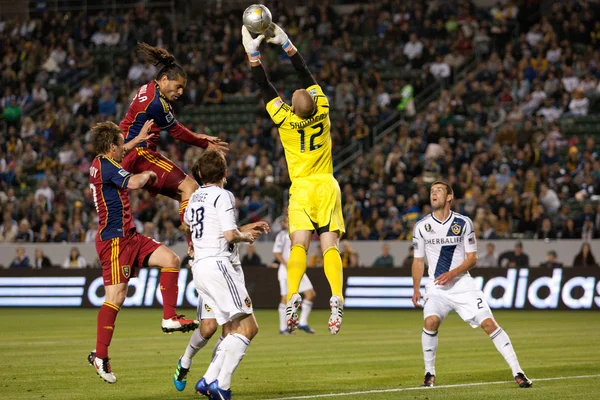 josh Saunders eylem sırasında major league soccer oyunu