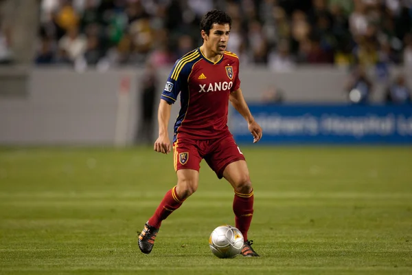 Tony Beltran in action during the Major League Soccer game — Stock Photo, Image