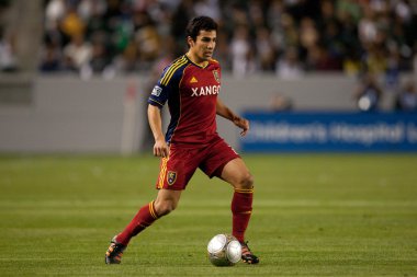 Tony beltran eylem sırasında major league soccer oyunu