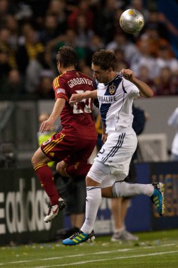 Ned grabavoy ve todd dunivant eylem sırasında major league soccer oyunu