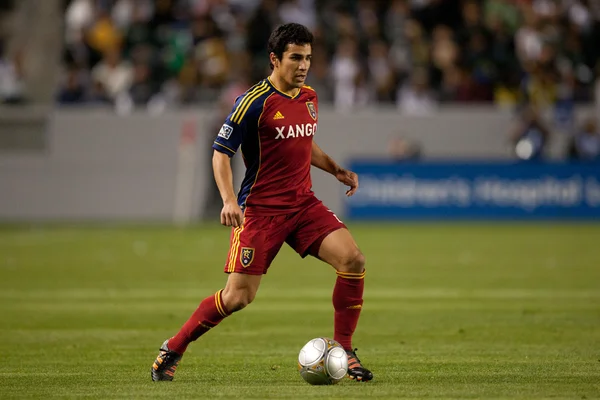 Tony beltran eylem sırasında major league soccer oyunu