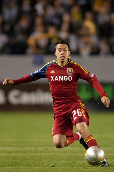 Sebastian Velasquez in azione durante la partita della Major League Soccer — Foto Stock