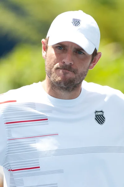 Mardy Fish in action during the game — Stock Photo, Image