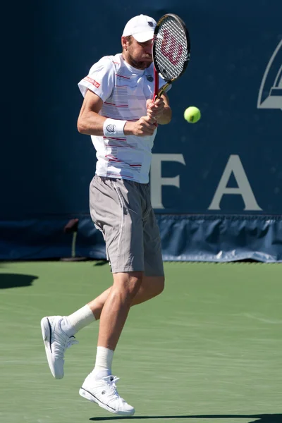 Mardy Fish em ação durante o jogo — Fotografia de Stock