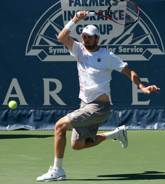 Mardy Fish em ação durante o jogo — Fotografia de Stock