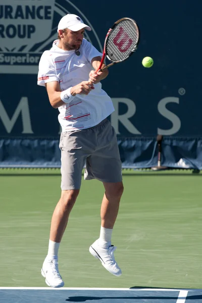 Mardy Fish in action during the game — Stock Photo, Image