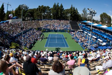 UCLA grand stand sahada oynanan mens Tekler final genel görünümü
