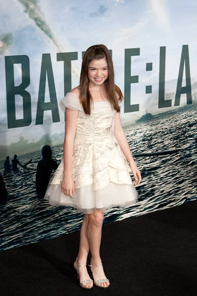 Jadin Gould arrives at Columbia Pictures premiere — Stock Photo, Image