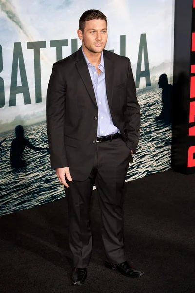 Gino Pesi ankommer til Columbia Pictures premiere - Stock-foto