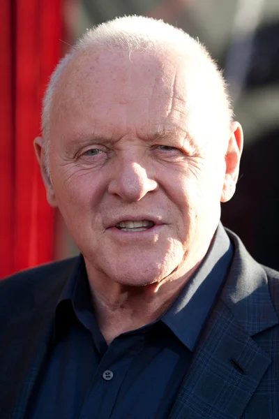 Anthony hopkins φτάνει στην πρεμιέρα Λος Άντζελες — Φωτογραφία Αρχείου