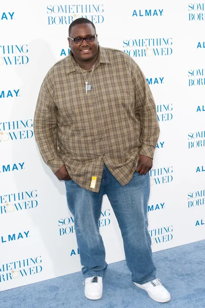 Quinton Aaron arrive à la première de Los Angeles — Photo