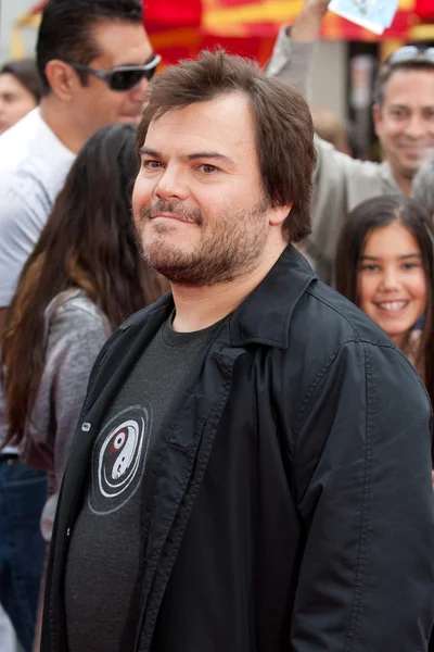 Jack Black arrives at the Los Angeles premiere — Stock Photo, Image