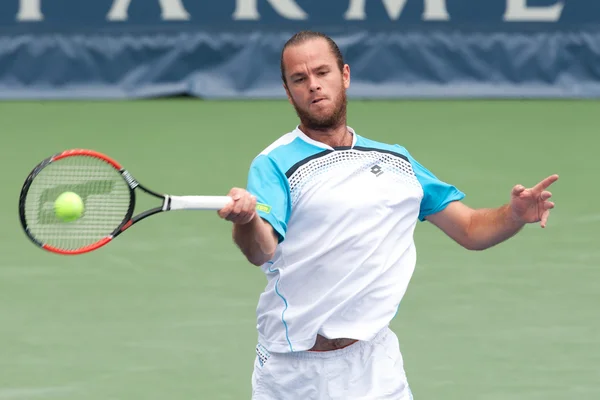 Xavier Malisse em ação durante o jogo — Fotografia de Stock