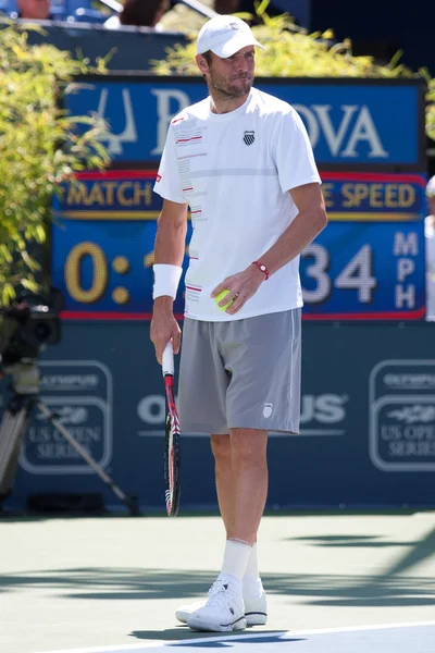 Mardy Fish durante o jogo — Fotografia de Stock