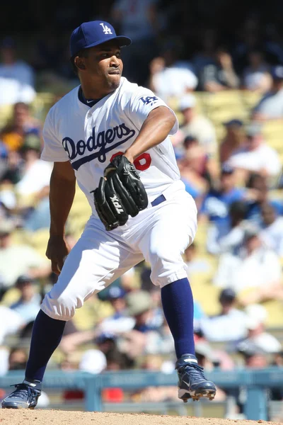 OCTAVIO DOTEL pitches during the game — Stock Photo, Image