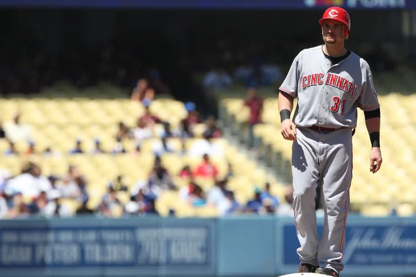 Jonny gomes hält während des Spiels an zweiter Stelle — Stockfoto