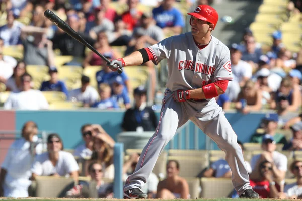 Joey votto na pálce během hry — Stock fotografie