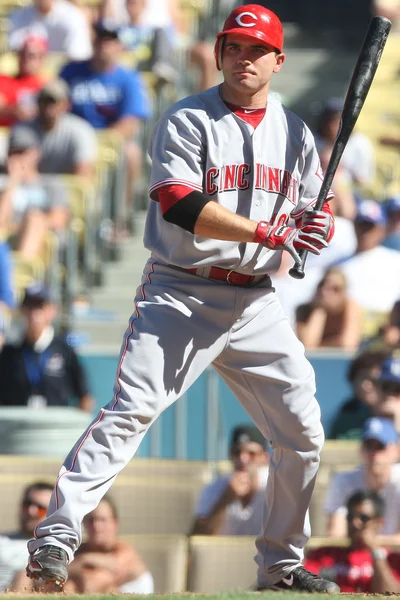 Joey Votto на кажана під час гри — стокове фото