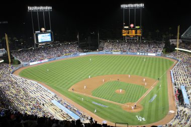 dodger Stadı vs dodgers melekler sırasında bir görünümünü maç