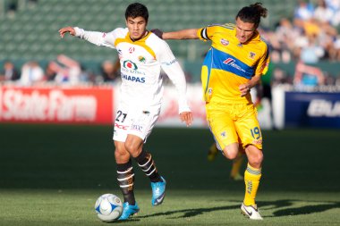 Ezequiel orozco ve fernando ortiz InterLiga 2010 maç sırasında eylem