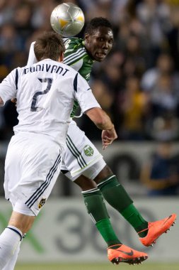 Kalif alhassan ve todd dunivant eylem sırasında major league soccer oyunu